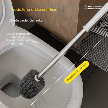 Set četki za zahod s drškom, plastični materijal, 0,18 kg, 10 komada, marka Zhiben Bear, podrijetlo Anhui