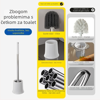 Set četki za zahod s drškom, plastični materijal, 0,18 kg, 10 komada, marka Zhiben Bear, podrijetlo Anhui