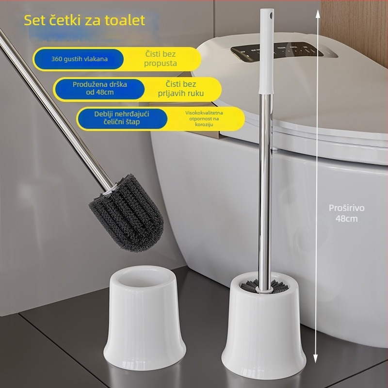 Set četki za zahod s drškom, plastični materijal, 0,18 kg, 10 komada, marka Zhiben Bear, podrijetlo Anhui