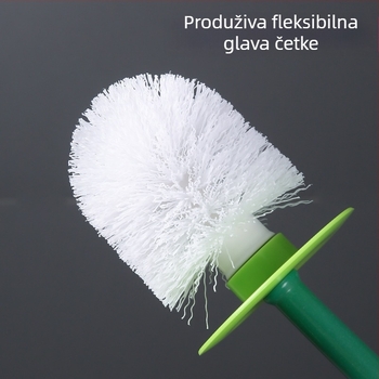 Set četkice za zahod s dizajnom trešnje – 2025 visokokvalitetni kućni alat za čišćenje, bez mrtvih kutova; Materijal: plastika; Težina: 192 g; Podrijetlo: Yiwu; Pakiranje: Opp vrećica