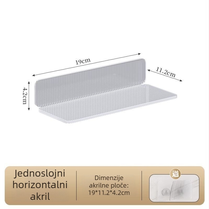 Trostruki stolni organizator za šalice i staklenu posudu, od karbonske čelika, višenamjenski, bez montaže