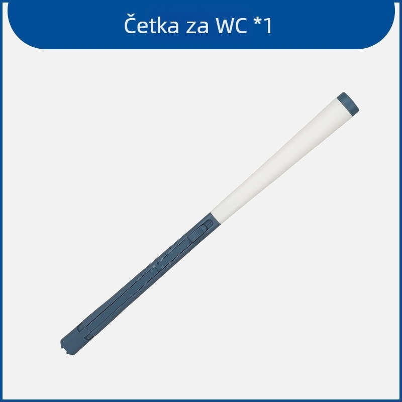 Plastični set četke za WC sa spremnikom — čišćenje bez mrtvih kutova, zamjenjiva glava četke