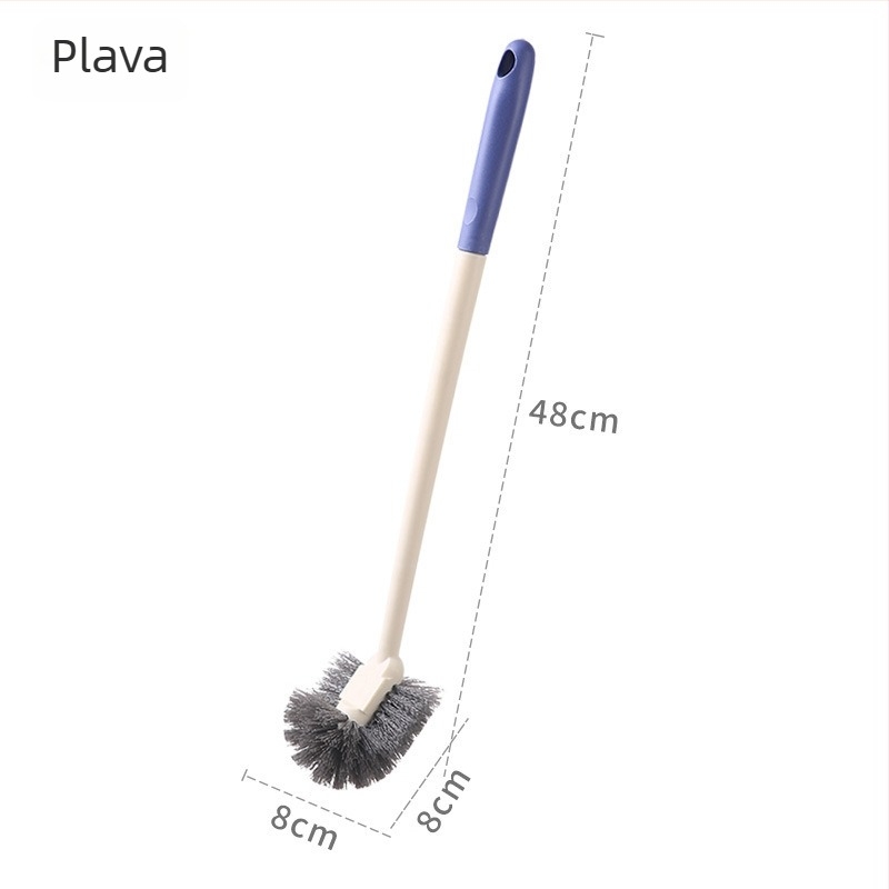 Četka za toaletu za kućnu uporabu, mekane dlačice, duga drška, zidni držač | Marka Jingyuxin | Materijal: plastika | Težina: 112 g | Izdanje: proljeće 2021