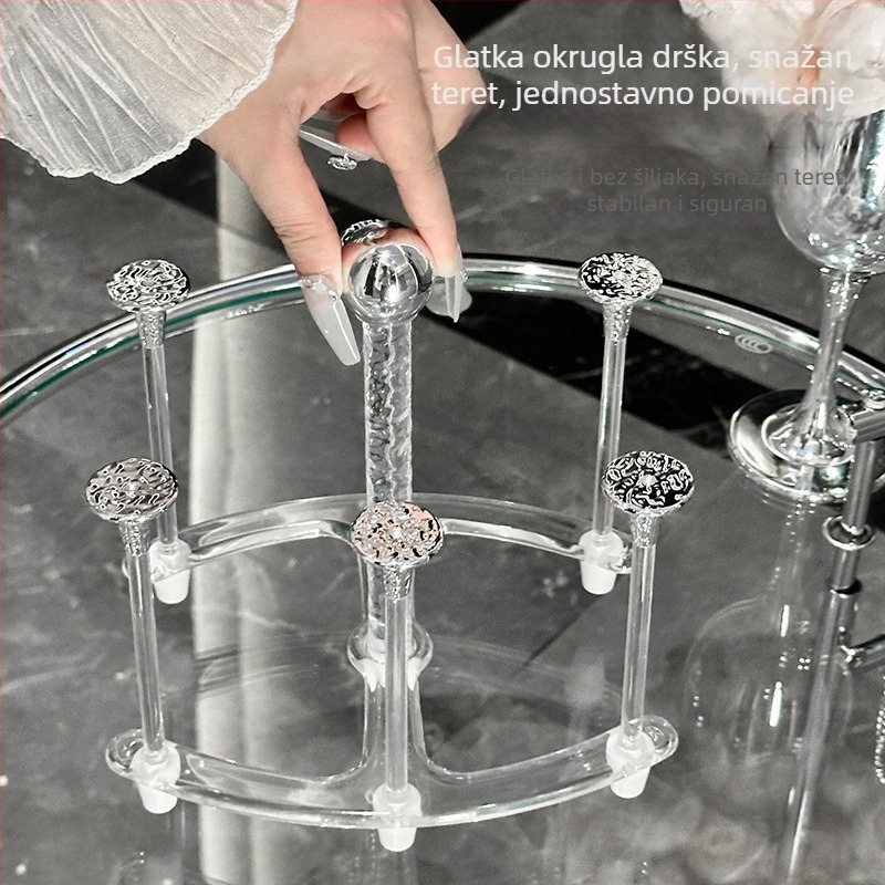 Držač čaša – plastični, moderan minimalistički dizajn, težina 100 g