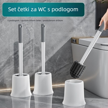 Set četkica za zahod s postoljem – plastika, težina 201,5 g, pakiranje: Opp vrećica, marka Zhiben bear