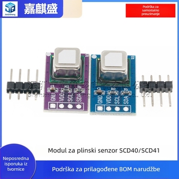 SCD40/SCD41 CO2 senzor modul s mjerenjem temperature i vlage, I2C sučelje