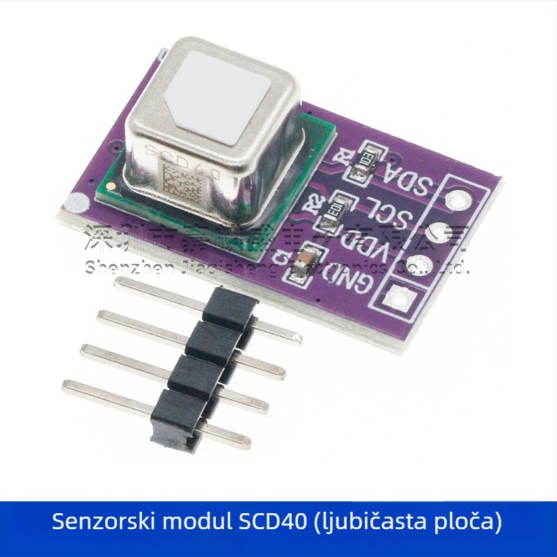 SCD40/SCD41 CO2 senzor modul s mjerenjem temperature i vlage, I2C sučelje