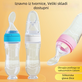 Xiwang silikonasta žlica za hranjenje beba, 6 mjeseci i više, minimalistički stil