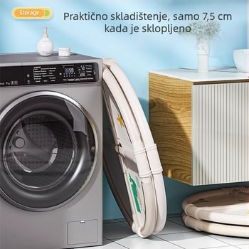 Sklopiva PVC kanta za kupanje beba – unutarnja upotreba, prozirna, dječja kada