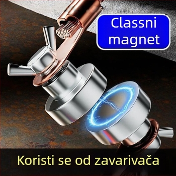 Ručni alat za zavarivanje s jakim magnetskim uzemljivačem i otpornošću na visoke temperature