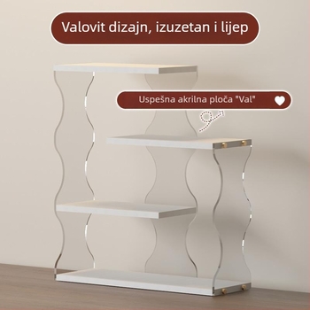 Stolni organizator kozmetike za toaletni stol – 4 sloja, akril, višestruki organizator za njegu kože i parfeme