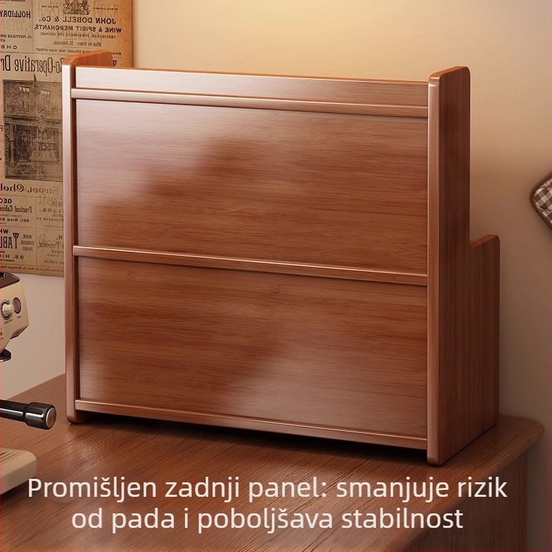 Stalak za čaše na radnoj površini, dvostruki držač od Nanzhu, srednjovjekodni stil, okretan, pomičan, montaža bez alata