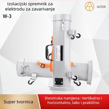 Prijenosni izolacijski cilindar za elektrode za zavarivanje, s napajanjem, okomita i vodoravna uporaba, grijanje