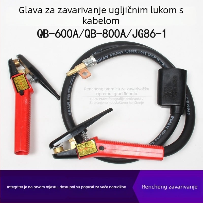 Zavarivački karbonski luk zračna planarna glava pištolja, QB600A/QB800A/JG86-1, bakar, 10 A