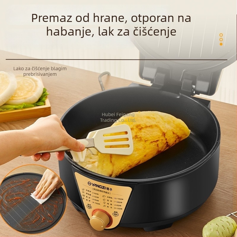 Električni pancake grill s dvostrukim grijanjem, model BC167X, 1600W, 3C certifikat 2024180712060165