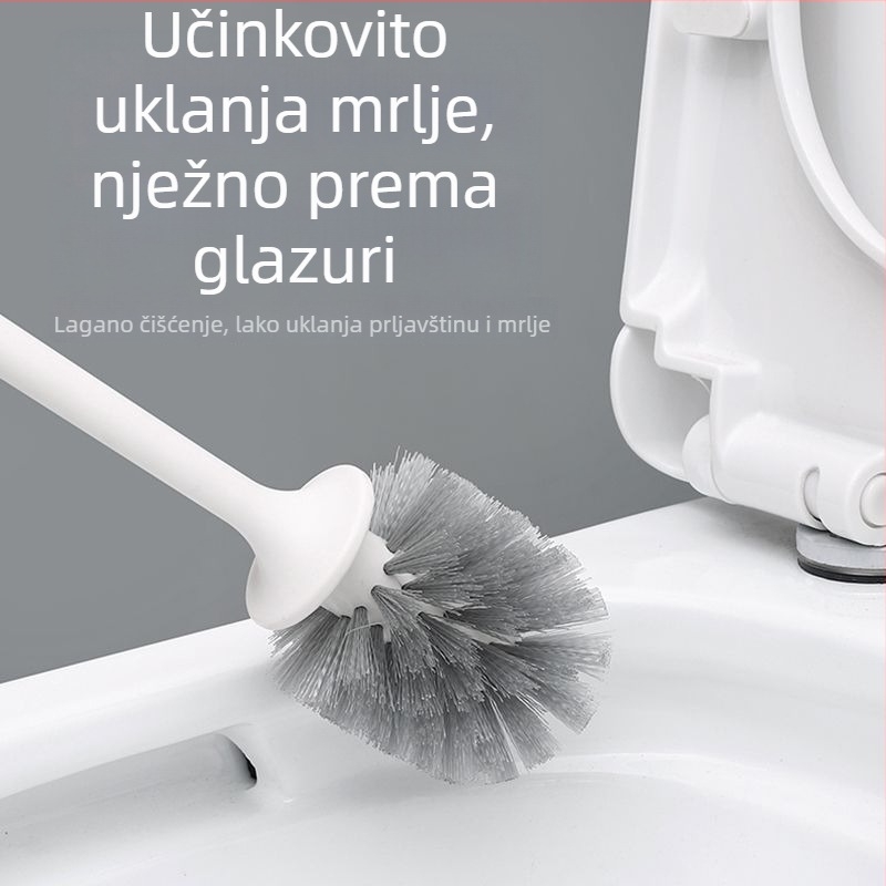 Soaring set četke za zahod s bazom, plastika, 226 g, 1 kom, za kućnu i hotelsku upotrebu, čišćenje bez mrtvih kutova