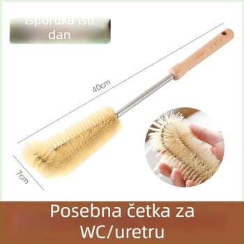 Četka za WC i urin, čišćenje bez mrtvih kutova • Plastika • 1,0 kg • Kôd proizvoda 1023997522