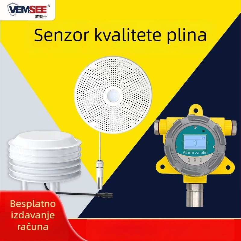 Plinski detektor Weimeng SN-* industrijske klase, DC 10-30V, Kisik, Amonijak, Ugljični dioksid
