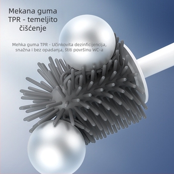 Wanben silikon WC četka — čišćenje bez mrtvog kuta, 450 g