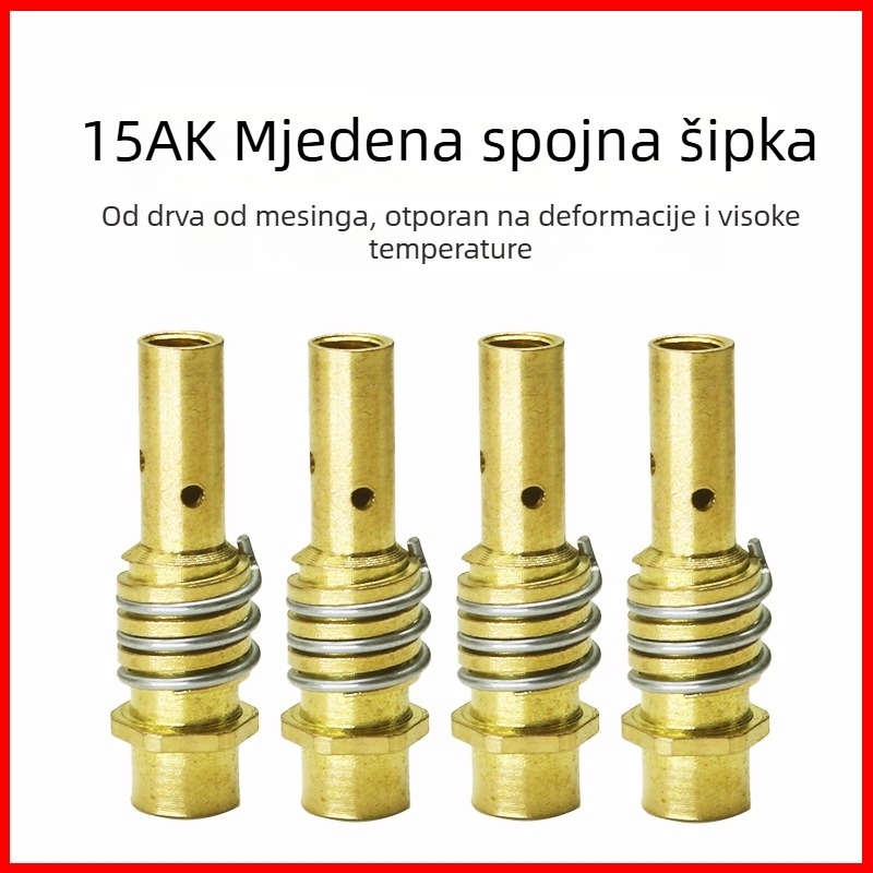 Vodična mlaznica za MIG pištolj, europskog stila, napajanje žice 0,8 mm, mlaznica za napajanje žice 1,2 mm, pneumatski pogon, topli zrak i infracrvena snaga