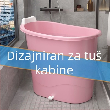 Plastična kanta za kupanje za odrasle, nije sklopiva, kupanje cijelog tijela, kućna upotreba