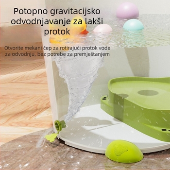 Plastična dječja kada za kupanje – velika, za kućnu upotrebu