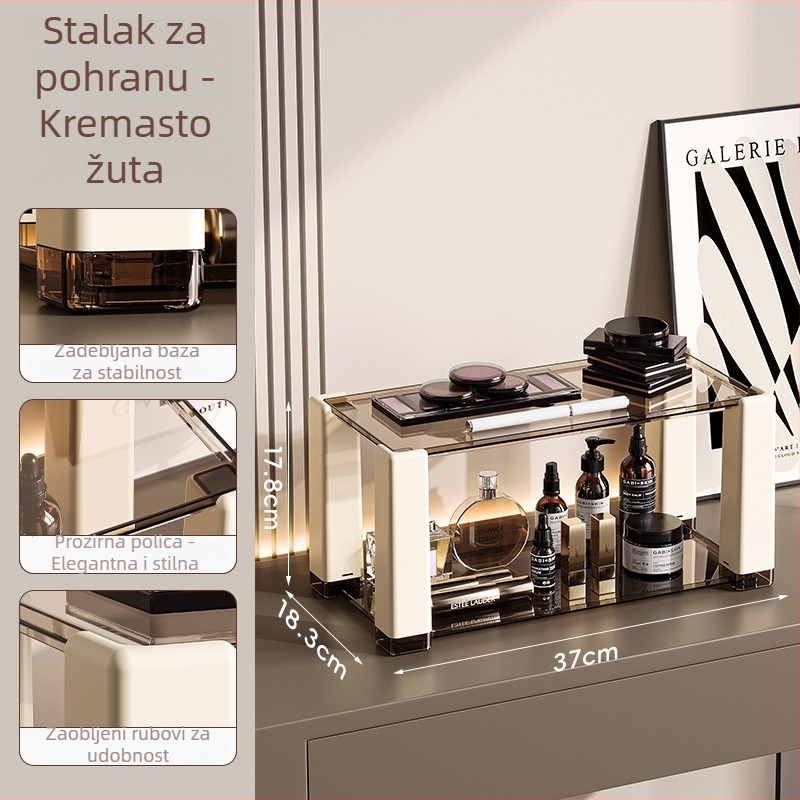 Oshika Plastični stolni držač za šalice i čajne setove — višenamjenski organizator za pohranu čaja i kavnih šalice