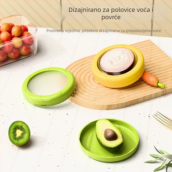 Set kutija za voće i povrće od prozirne plastike, jednodjelne, nepravilnog oblika, kapacitet ispod 300 ml, zatvoren