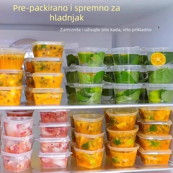 Kutija za umak od marakuje, jednokratna plastična kutija za umak, pakiranje 100 kom.