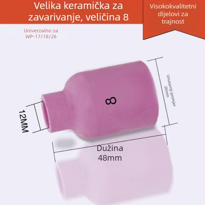 WP-27 keramička mlaznica TIG zavarivanja, serija 53N (zavarivanje argonskim lukom, visoka temperaturna otpornost)