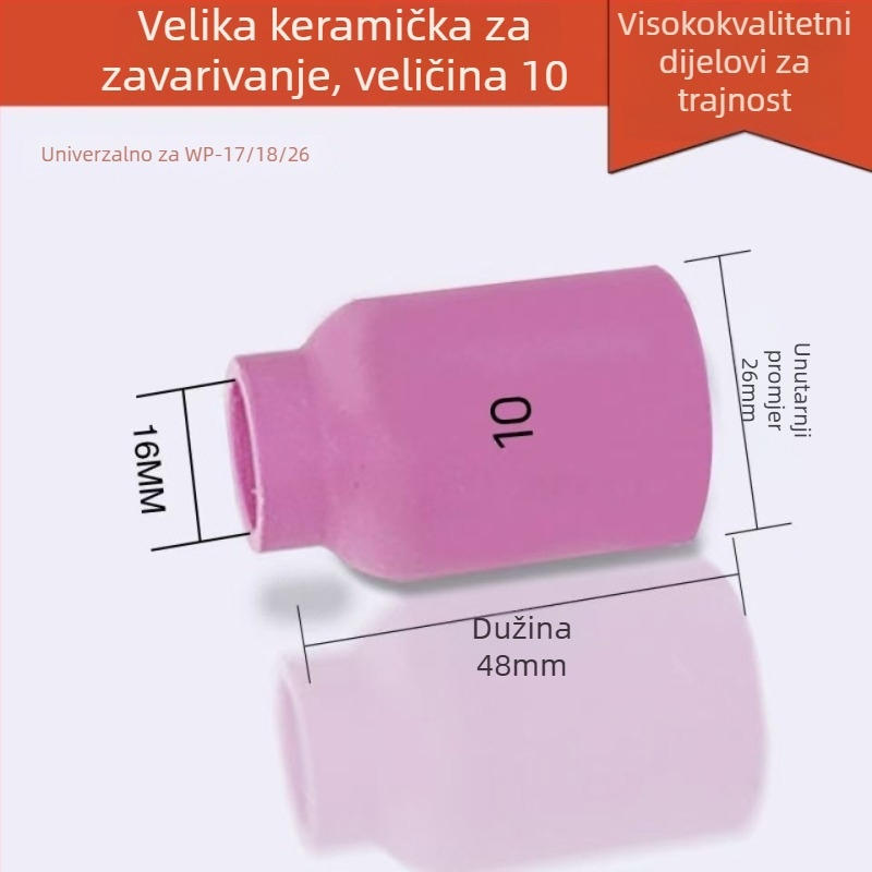 WP-27 keramička mlaznica TIG zavarivanja, serija 53N (zavarivanje argonskim lukom, visoka temperaturna otpornost)