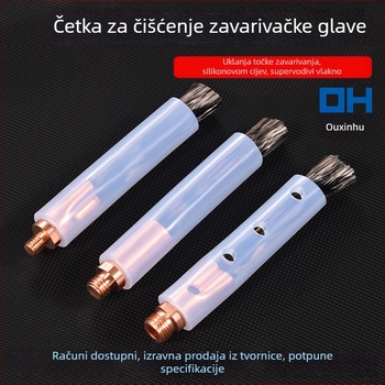 Glava četke za obradu zavarenih šavova, nehrđajući čelik, bakrena četka, elektrolytno poliranje