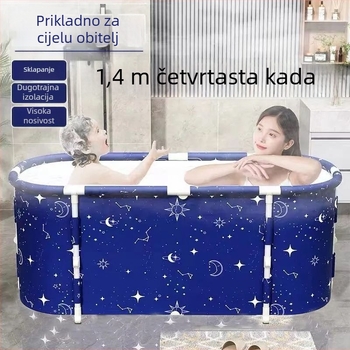 Debljena sklopa četvrtasta kada za odrasle od PVC-a