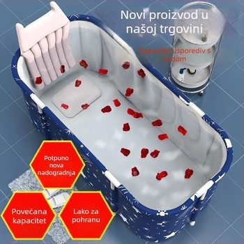 Debljena sklopa četvrtasta kada za odrasle od PVC-a