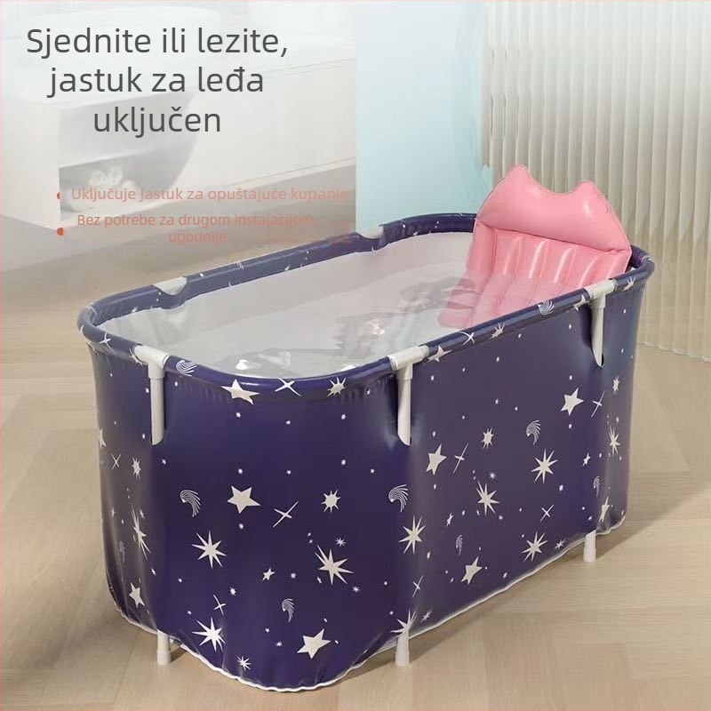 Debljena sklopa četvrtasta kada za odrasle od PVC-a