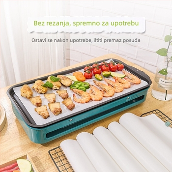 Jin Jieshi papir za pečenje od drvne celuloze, 40 g/m², dvostrani silikonski premaz