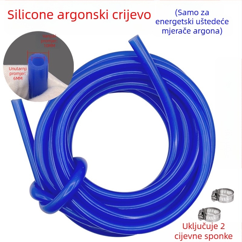 Argon plinovod za lukovno zavarivanje — silikon/plastika zraka cijev, marka Fierce One