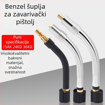 Zavarivački pištolj s plinskom zaštitom – ɡošeneck spojnik, model 15AK24KD36KD, branda Ouhu, alias Binzier Druga jamstva zavarenja