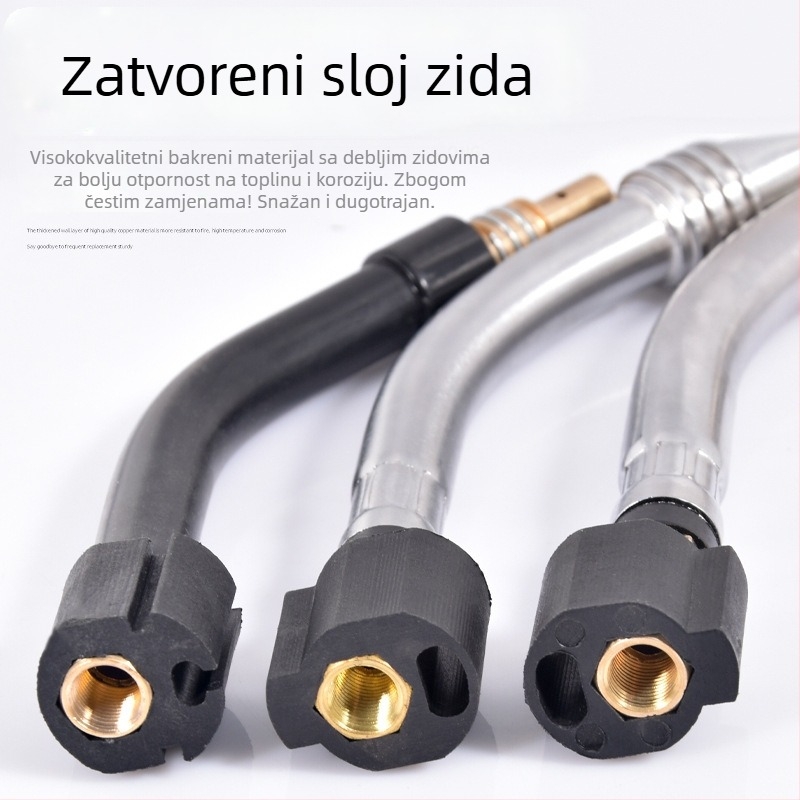 Zavarivački pištolj s plinskom zaštitom – ɡošeneck spojnik, model 15AK24KD36KD, branda Ouhu, alias Binzier Druga jamstva zavarenja