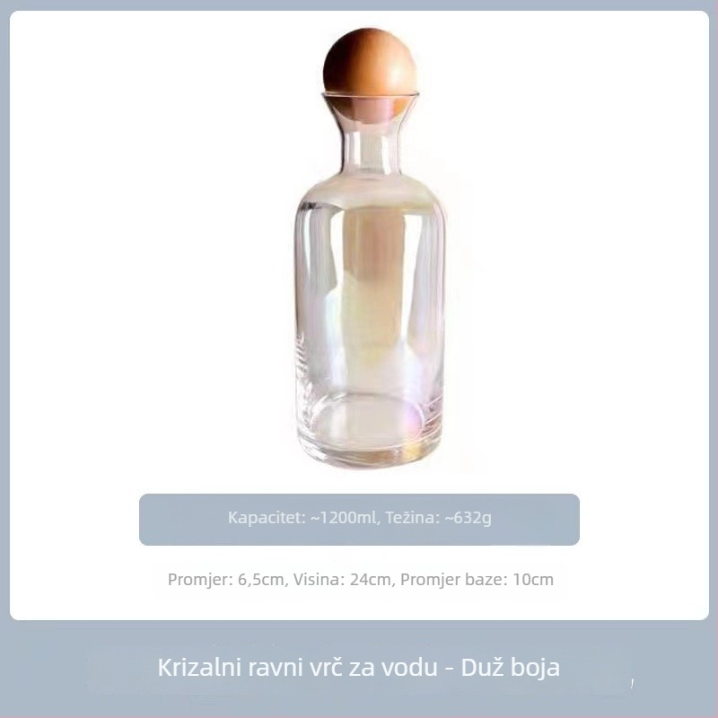 Set čaša od stakla - moderan minimalistički stil, dvostruko staklo, otporno na visoke temperature, pet dijelova, kućna upotreba s poklopcem
