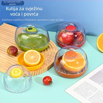 Kutija Crisper za voće i povrće, nepravilnog oblika, materijal AS, jednoslojna, skladištenje i zatvaranje