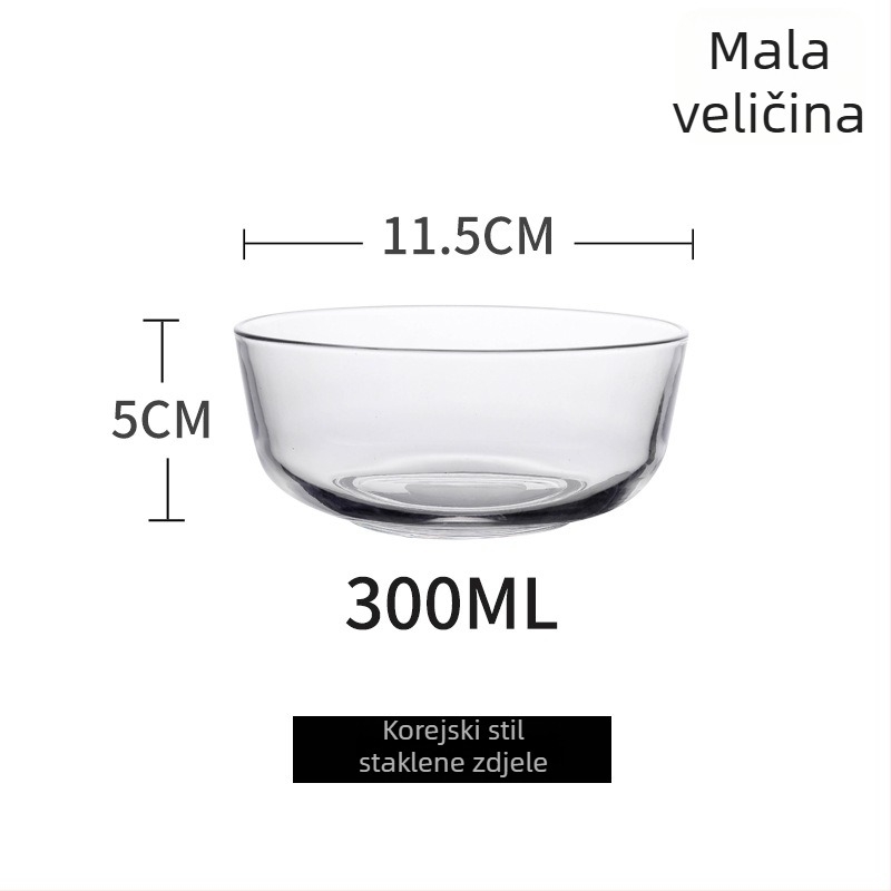 Kvadratična staklena zdjela za deserte, moderni minimalistički dizajn, tiskano logo, prilagodljivo