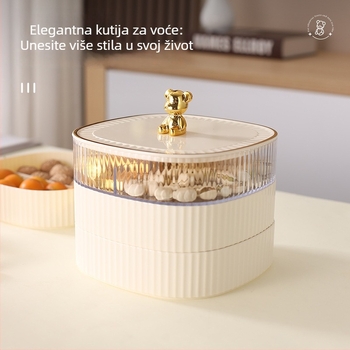 Pladanj za voće (Materijal: Plastika • Brend: Diving Front • Datum izlaska: Zima 2023 • Lagani luksuz • Jednostavan stil)