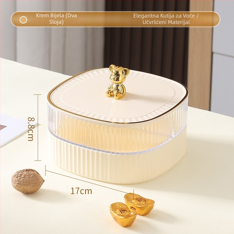 Pladanj za voće (Materijal: Plastika • Brend: Diving Front • Datum izlaska: Zima 2023 • Lagani luksuz • Jednostavan stil)