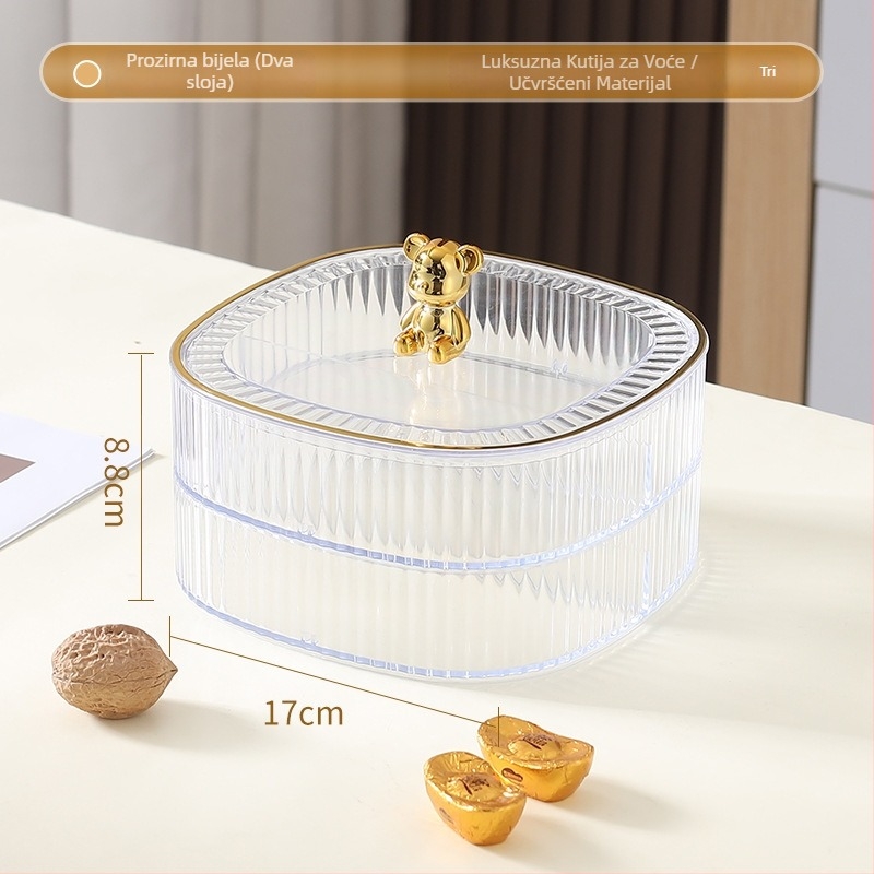 Pladanj za voće (Materijal: Plastika • Brend: Diving Front • Datum izlaska: Zima 2023 • Lagani luksuz • Jednostavan stil)