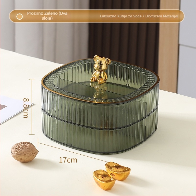 Pladanj za voće (Materijal: Plastika • Brend: Diving Front • Datum izlaska: Zima 2023 • Lagani luksuz • Jednostavan stil)