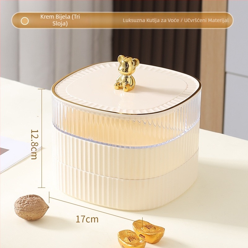 Pladanj za voće (Materijal: Plastika • Brend: Diving Front • Datum izlaska: Zima 2023 • Lagani luksuz • Jednostavan stil)