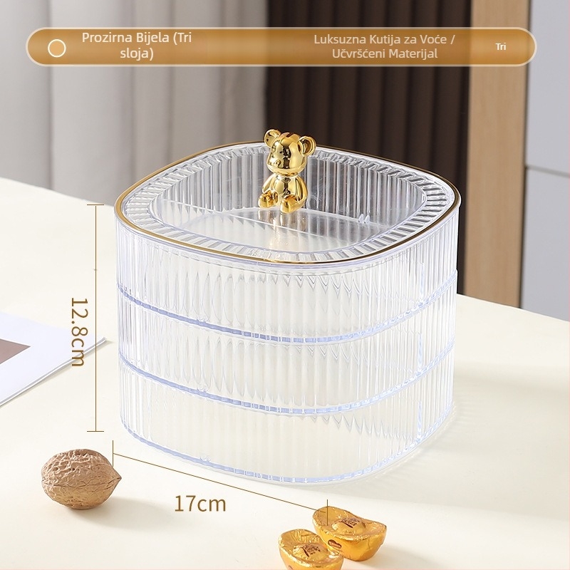 Pladanj za voće (Materijal: Plastika • Brend: Diving Front • Datum izlaska: Zima 2023 • Lagani luksuz • Jednostavan stil)