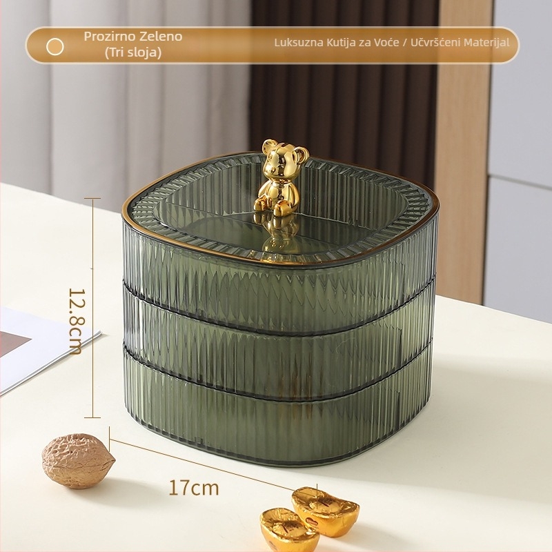 Pladanj za voće (Materijal: Plastika • Brend: Diving Front • Datum izlaska: Zima 2023 • Lagani luksuz • Jednostavan stil)