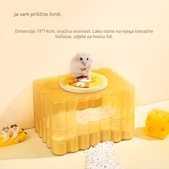 Kano toalet za hamstera i posuda za kupanje u pijesku, dvostruka namjena, PS materijal